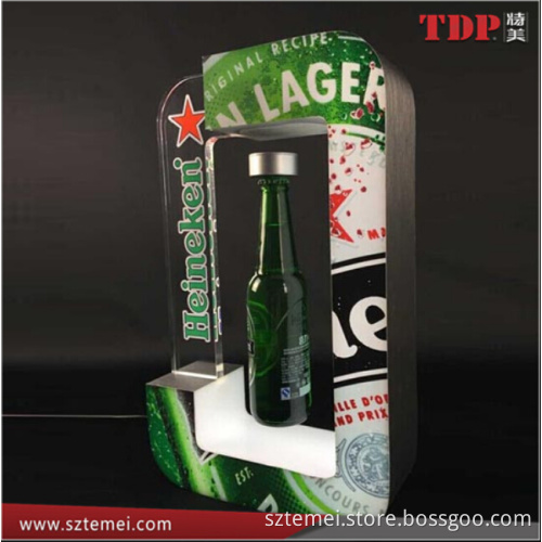 Wholesale magnetic floating bottle display stands magnetic levitation floating display